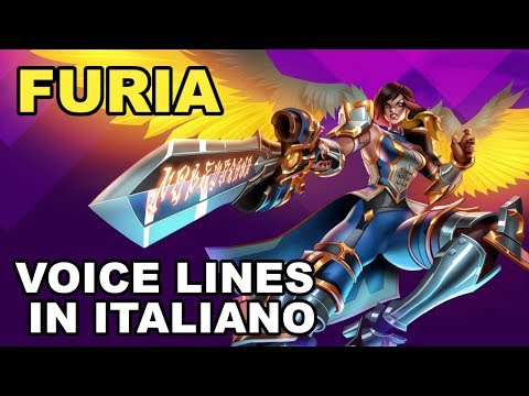 Paladins - Furia Voice Lines (IN ITALIANO)