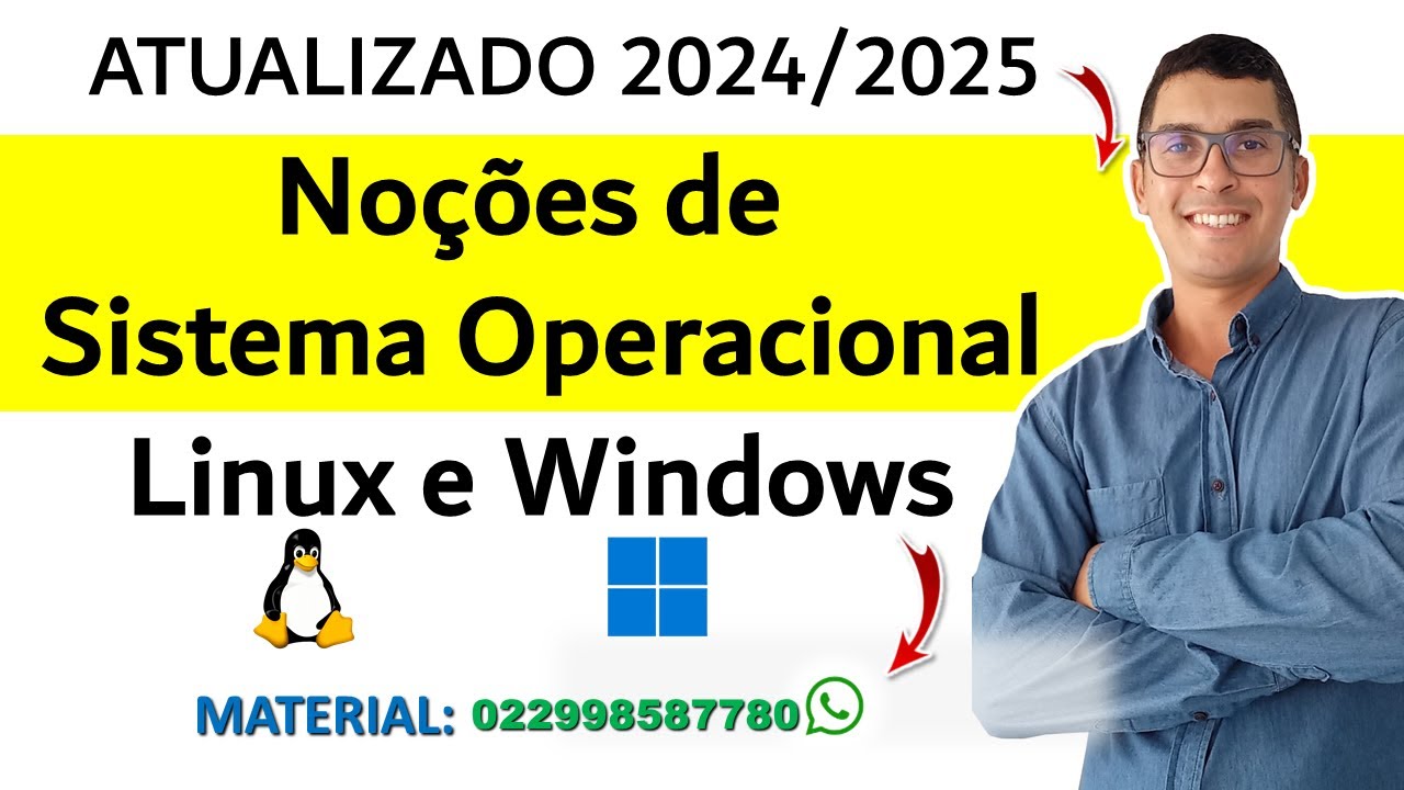 Noções de Sistema Operacional Windows e Linux | Windows X Linux | ambiente Linux e Windows #linux