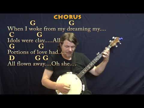 Wildwood Flower (Traditional) Banjo Cover Lesson in G with Chords/Lyrics