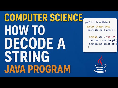 How To Do String Programs Important Decode String Isc Computer Practical Amplifylearning