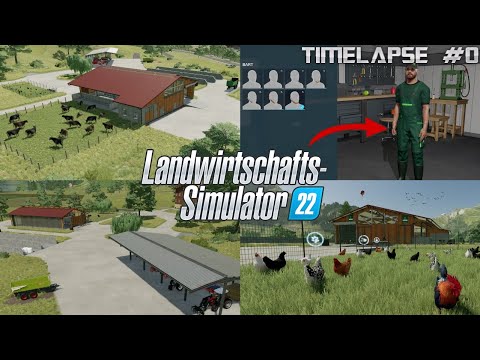 WIR erkunden den LS22! 💪🚜💨 CHARAKTER gestalten & HOF bauen! 👨🏠 | [LS22] - Timelapse #0 Erlengrat