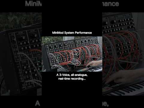 MiniMod Melodic Track - All-Analogue, 3-Voice #Eurorack  Setup by AJH SYNTH