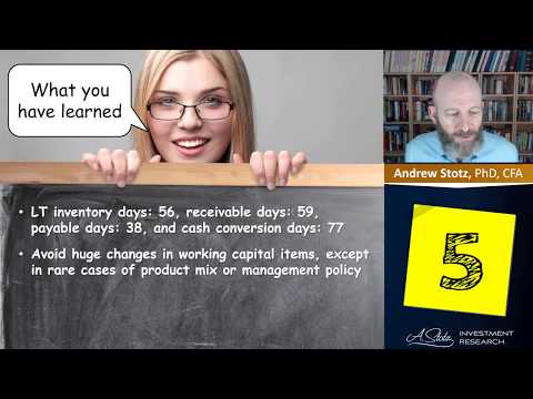 Mistake #5 Forecasting changes in cash conversion cycle | 9 Valuation mistakes Video
