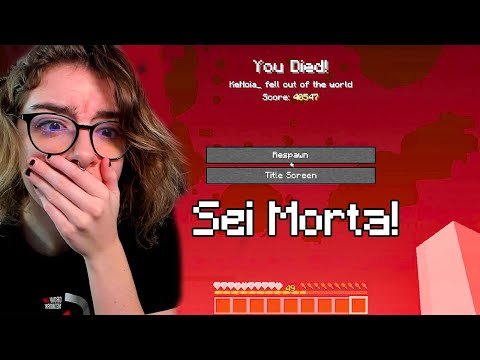 I DIED IN THE EMPTY WORLD OF BIG VANILLA - Minecraft