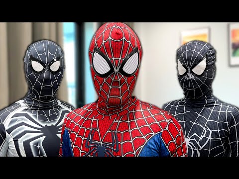 TEAM SPIDER-MAN vs BAD GUY TEAM | RESCUE VENOM From BAD-HERO ( Live Action ) STORY 2 | GreenHero vs