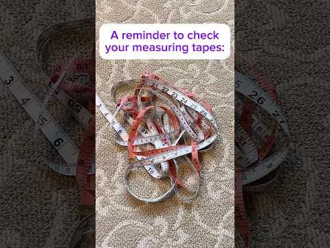 Check your measuring tapes #sewing #costumemaking #cosplay