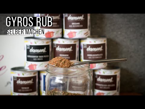 Gyros Rub - Make your own spice mix - quick and delicious - By Daughter & Dad's Sizzlezone English