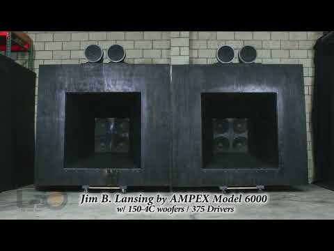 JBL Jim B Lansing by Ampex 6000 (150-4C(x8)/ 375 Early JBL Jim B Lansing by Ampex 6000 (150-4C(x8)/ 375 Early