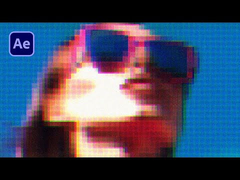 How to Make EASY Pixelated Retro Arcade Effect in After Effects