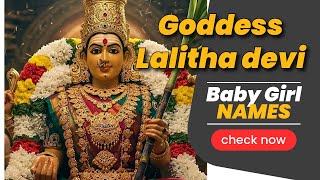 Baby Girl Names Inspired by Lalitha Sahasranamam - Vedic Girl Baby Names |www.jothishi.com