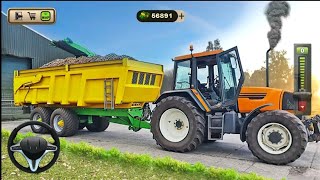 Heavy Tractor Trolley Cargo Simulator 3d - Farming Tractor Deiver - Android Gameplay #androidgames