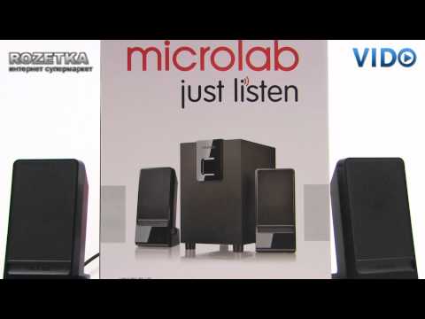 Компьютерные колонки Microlab M-100 черный - Видео