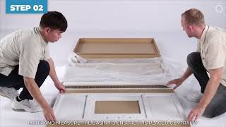 OVE Vanity - Installation - Unpacking & Installation Of Reinforced Countertop & Basin