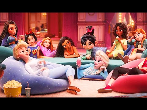 Все Диснеевские Принцессы в одном месте: Ральф против интернета (2018) Момент из мультфильма