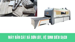 Máy thổi cát XẢ SƠN LÓT bằng 10 nhân công chà nhám WM-16PC2