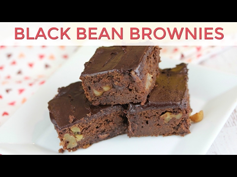 BLACK BEAN BROWNIES |  healthy brownie recipe