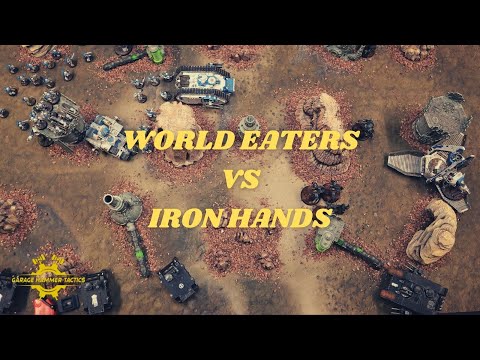 Horus Heresy Warhammer 30k battle report - World Eaters vs Iron Hands - 3000 points