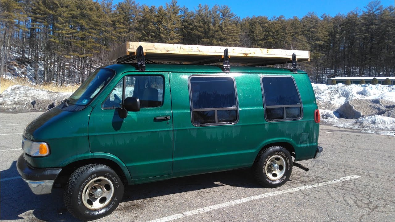 VAN TOUR: 1995 Dodge Ram van 1500 custom camper ...