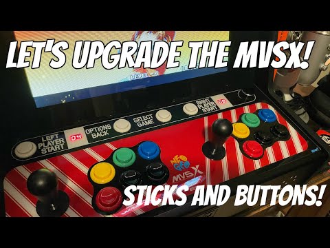 MVSX STICK AND BUTTON MOD!