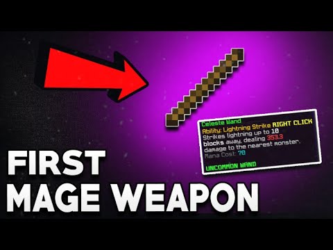 Our FIRST Mage Weapon (Hypixel Skyblock Mage Only)