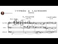Camille Saint-Saëns - Cyprès et lauriers, Op. 156 (1919)