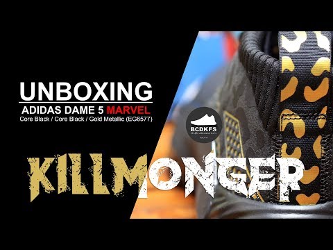 Unboxing Adidas Dame 5 Marvel "Killmonger" (EG6577)