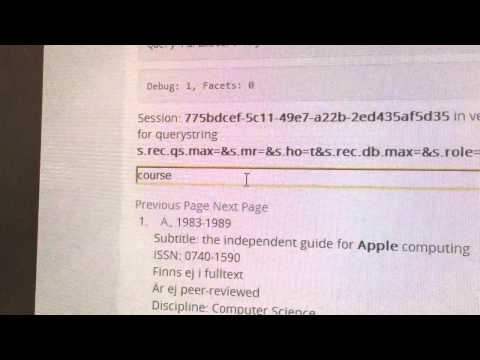 Summan Api VLOG – parprogrammering och Summon API | Chalmers bibliotek