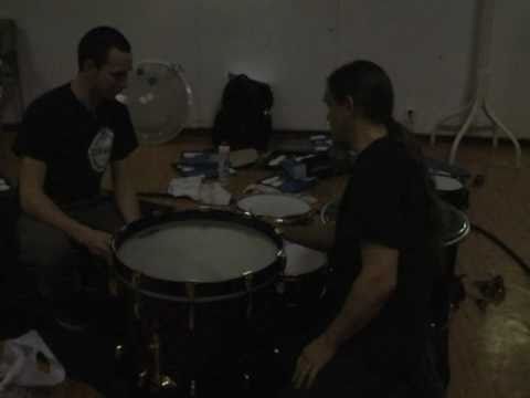 Darkane - Studio report pt 2: Setting up the drums