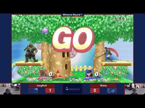 GG Bergen Liga Høst 1 - YungFluff vs Gravy - Winners Round 1 - Smash 4