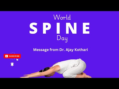 World Spine Day 2024 | Support Your Spine | Dr. Ajay Kothari | Spine Surgeon at Sancheti Hospital