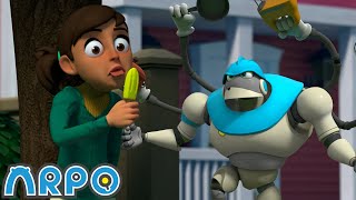 Ice Lolly Trouble!!! | ARPO The Robot | Funny Kids Cartoons | Kids TV Full Episodes
