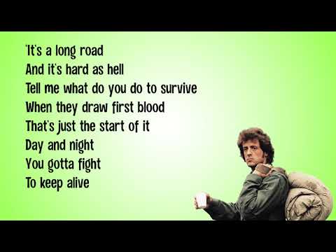 Dan Hill - It's a Long Road (Lyrics Video From "Rambo")