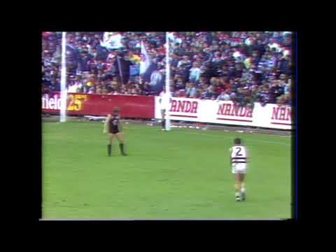Bruce Lindner shocking shot for goal 1985 round 4