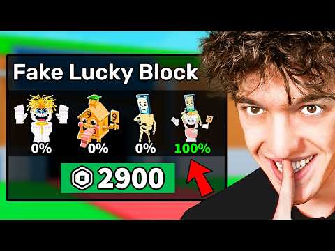 I Secretly Cheated in a Lucky Block Race!