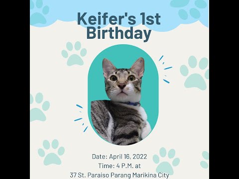 Keifer's 1st Birthday