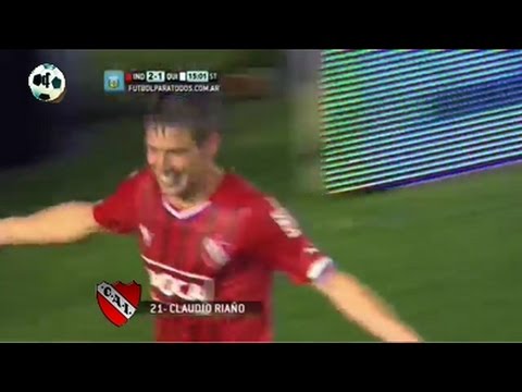 Gol Claudio Riaño - Independiente 3 Vs Quilmes 1 - Primera División 2014