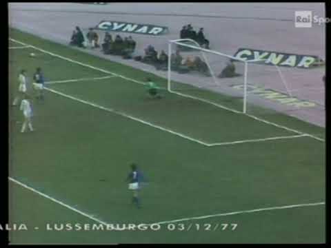 03/12/1977 World Cup Qualifyer ITALY v LUXEMBOURG