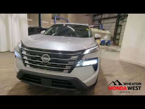 2025 Nissan Rogue AWD SV Moonroof in White for sale at Wheaton Honda West in Calgary, AB