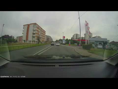 Preticanje preko pune linije - Vidikovac - Beograd, Rakovica, ul. Kneza Višeslava