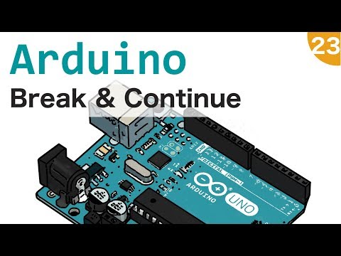 Programmare Arduino: break e continue nei cicli for e while #23