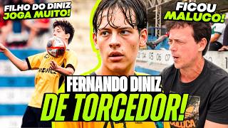 PASSEI UM DIA COM FERNANDO DINIZ E FOMOS NO JOGO DO FILHO DELE! 
