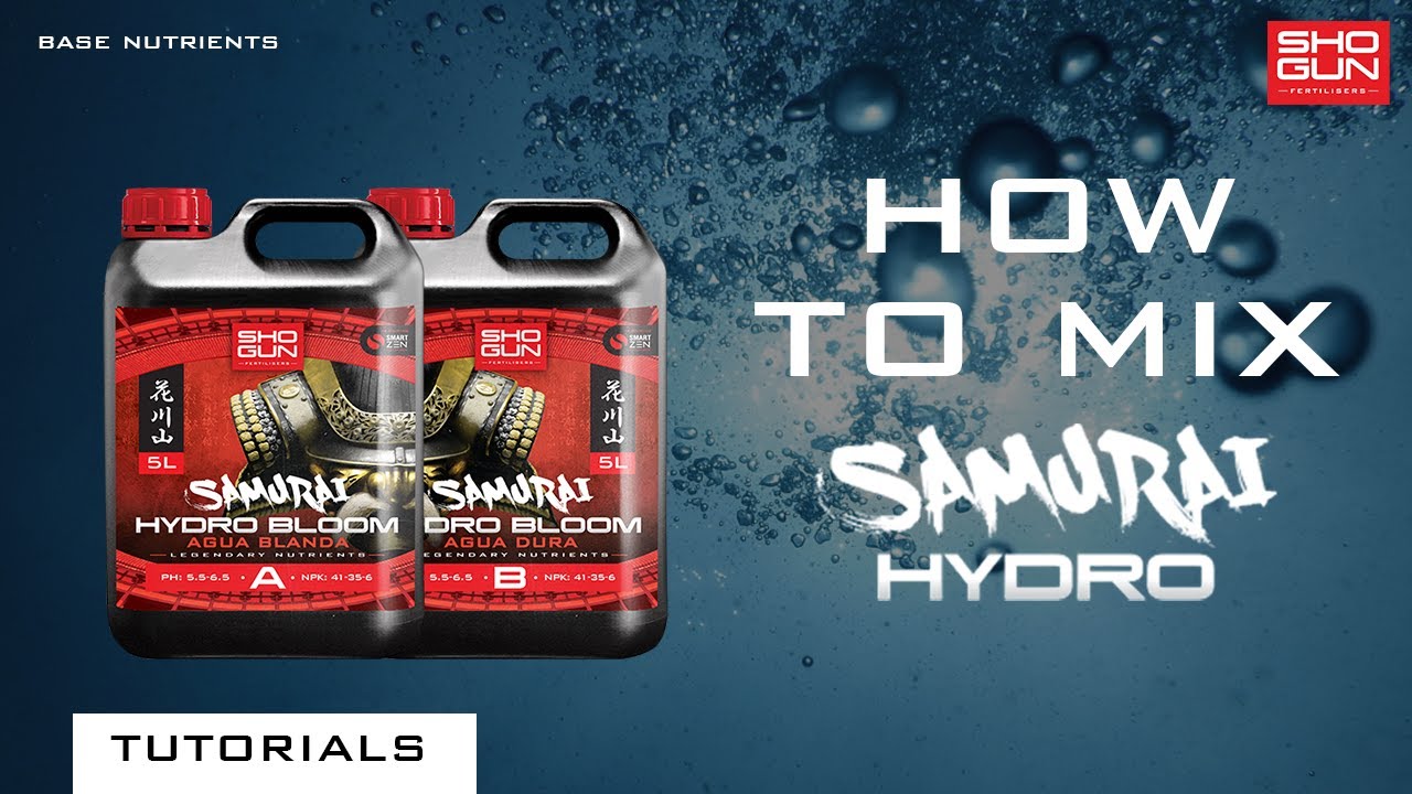How to mix SHOGUN Samurai Hydro - Hydroponic Feed