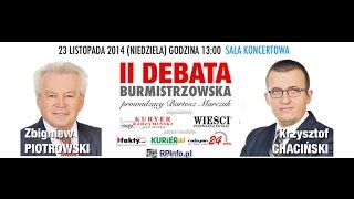 preview picture of video 'Debata Burmistrzowska: Zbigniew Piotrowski - Krzysztof Chaciński, Radzymin 23.11.2014'