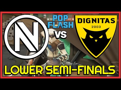 LOWER SEMI-FINALS! ENVY vs Dignitas HIGHLIGHTS (BO3) - POP FLASH - VALORANT