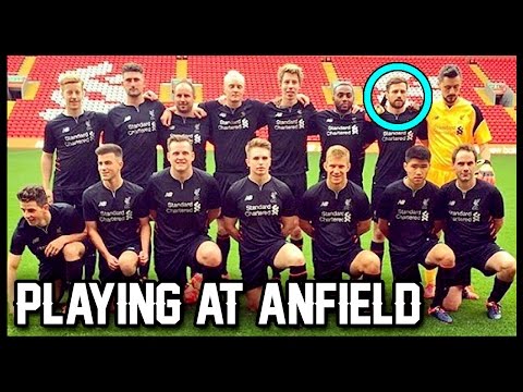 PLAYING AT ANFIELD!