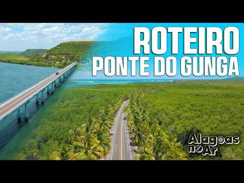 Roteiro | Ponte do Gunga - Lagoa do Roteiro | Alagoas no Ar | 4K Ultra HD