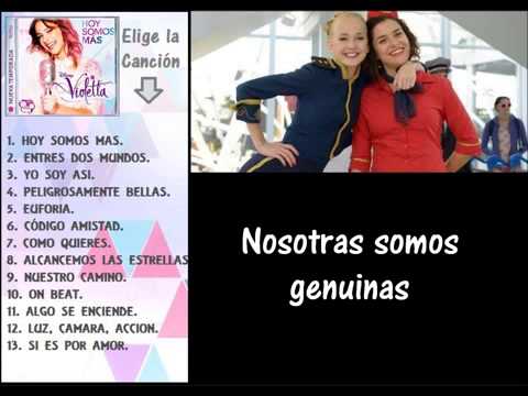 Violetta 2 - CD N°3 -  4  Peligrosamente Bellas ( con letra )