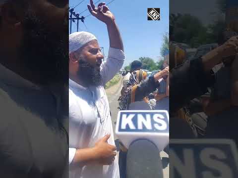Badambagh Sopore residents staged a protest against the Jal Shakti Department over an acute drinking water shortage