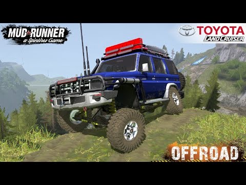 Spintires Land cruiser 4x4 towing challenge extreme car simulator project offroad toyota LC 1980