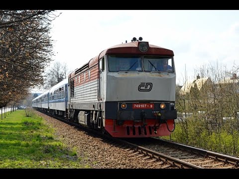 749 107-9 na R 1144 a R 1151 Praha - Tanvald a zpět  2.4.2017